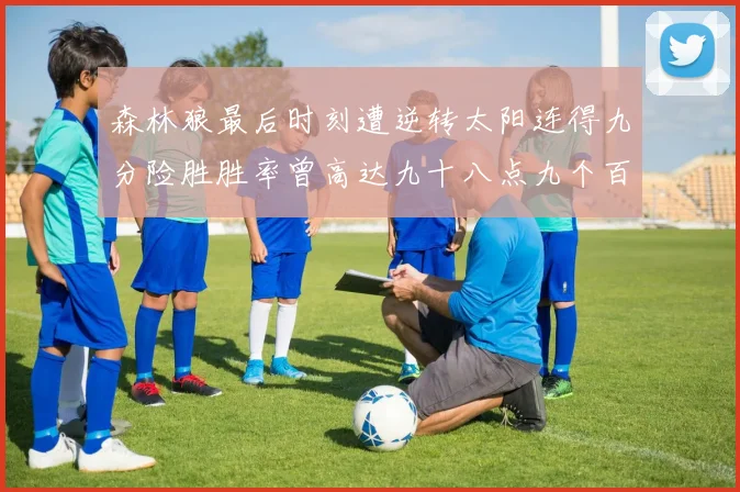 森林狼最后时刻遭逆转太阳连得九分险胜胜率曾高达九十八点九个百分点